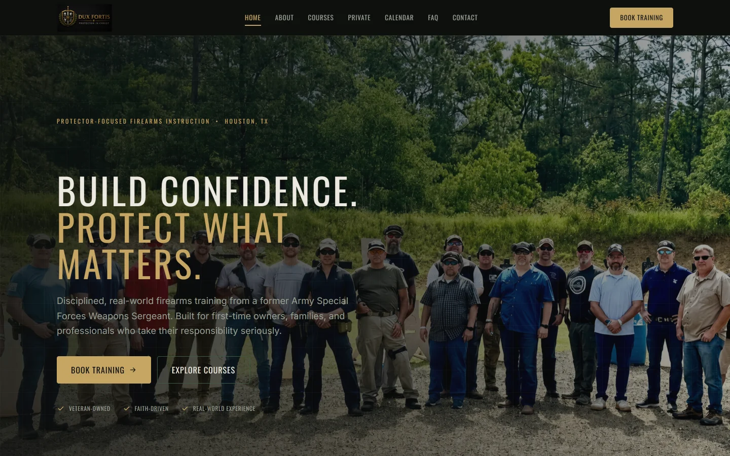 Dux Fortis Training website